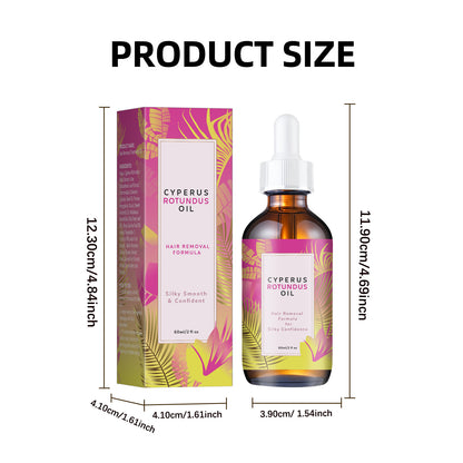 Cyperus Rotundus Oil for Natural Permanent Hair Reduction