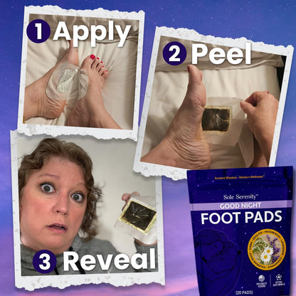 Good Night Sleep Detox Foot Pads with Magnesium Glycinate