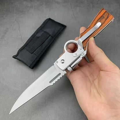 AK47 Pocket Folding Knife – 5C13Mov Steel, Locking Blade for Camping, Survival & EDC