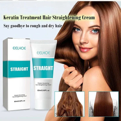 Silk & Keratin Hair Straightening Cream
