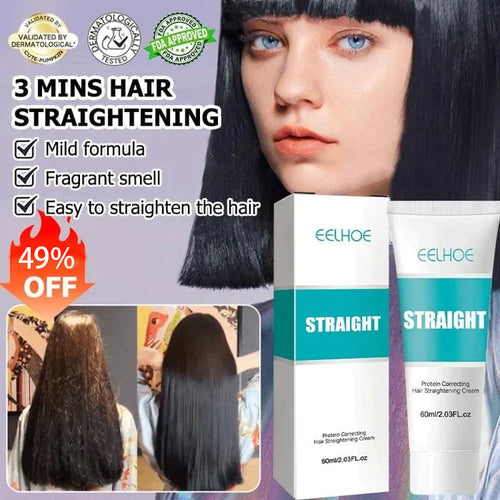 Silk & Keratin Hair Straightening Cream