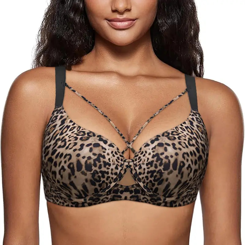 Women Seamless Push Up Padding Bras underwire Comfortable 3/4 cup Bra Buttery Soft