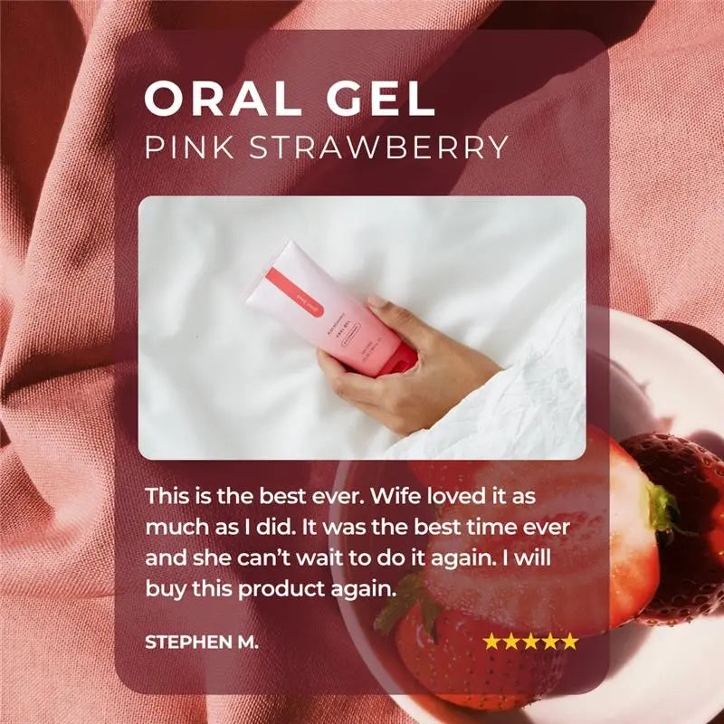 Oral Gel - Pink Strawberry