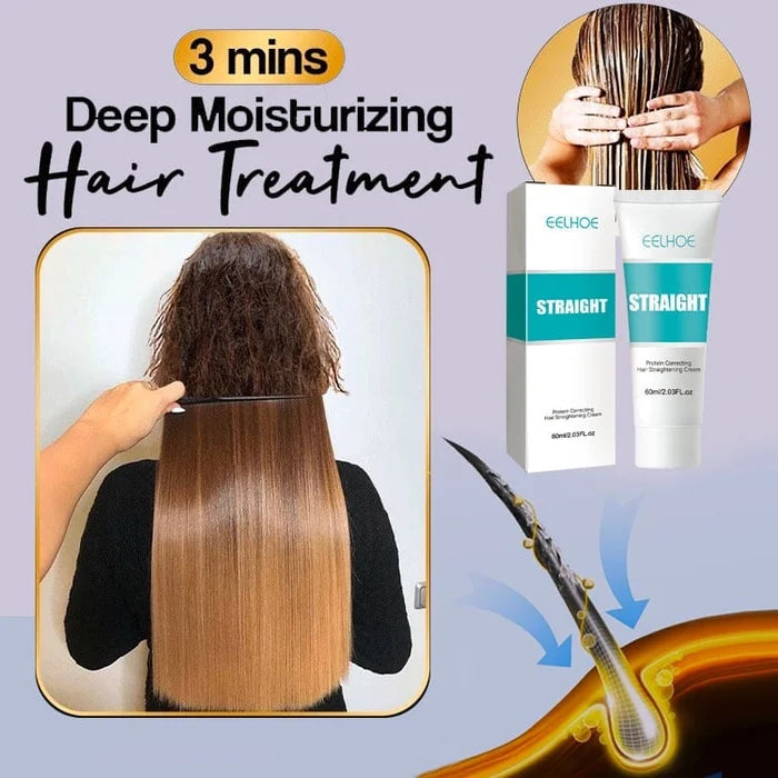 Silk & Keratin Hair Straightening Cream