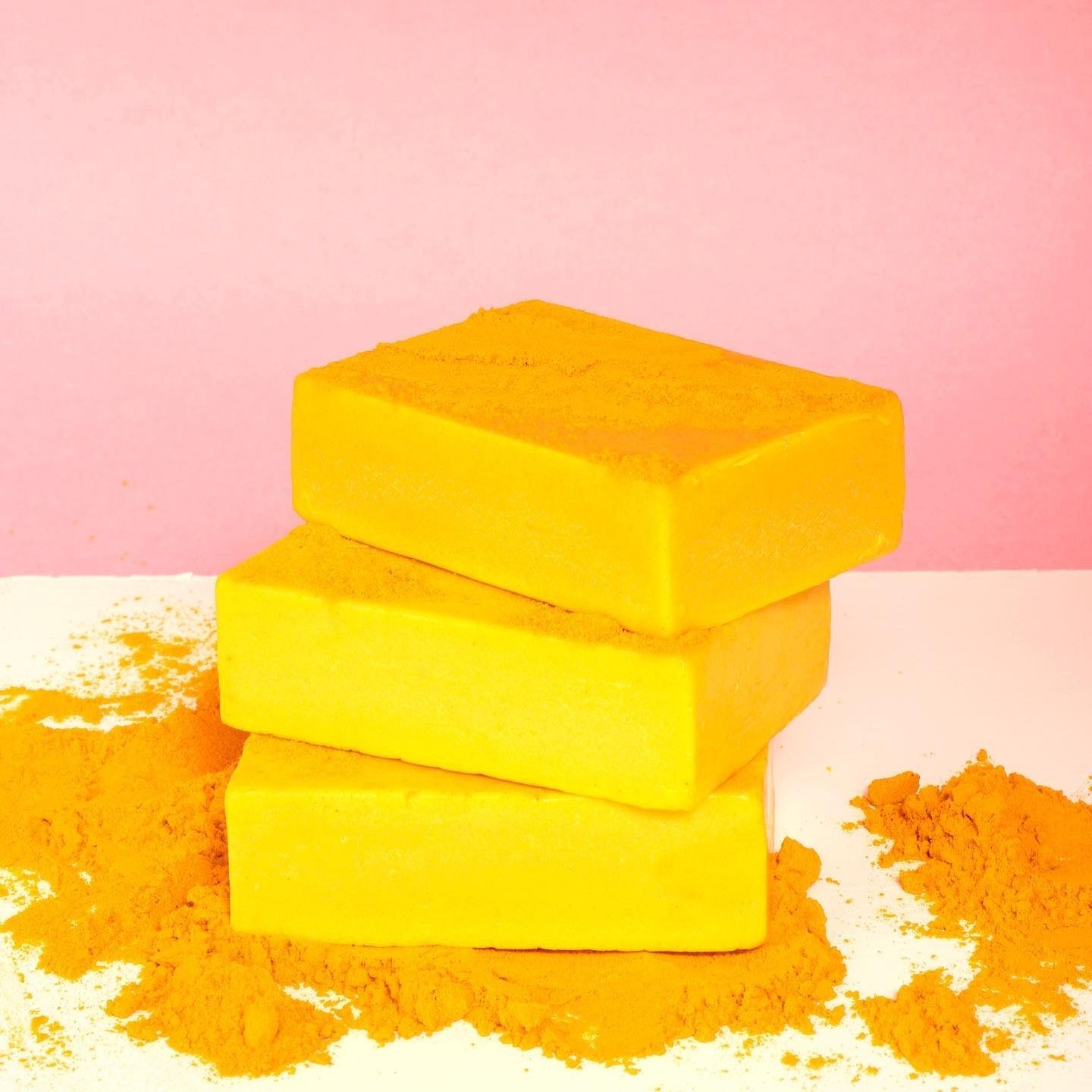 🍋✨"Lemon Turmeric Face & Body Set - Soap + Foam Cleanser"