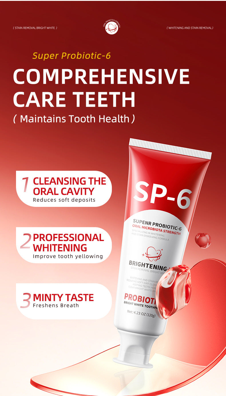 ✨ Probiotic Power Toothpaste ✨ | Repair Enamel 🦷 | 24h Fresh Breath 🌬️