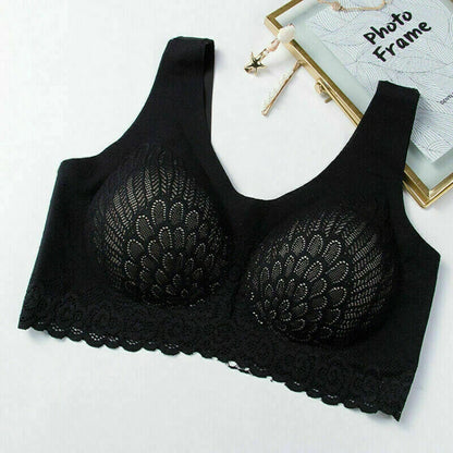 Graceful Anti-saggy Breathable Lace Large Size Bra