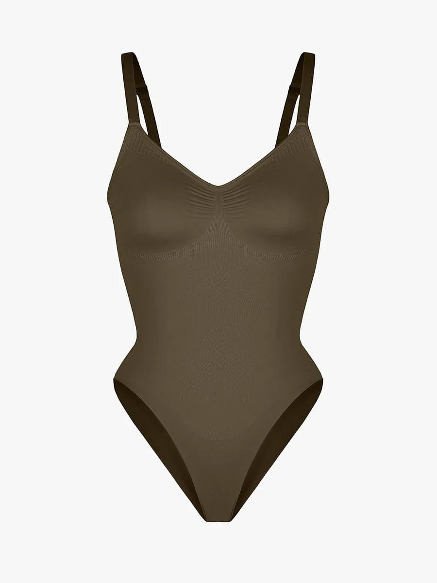 Seamless Chest Support Waist Control Shapewear Bodysuit