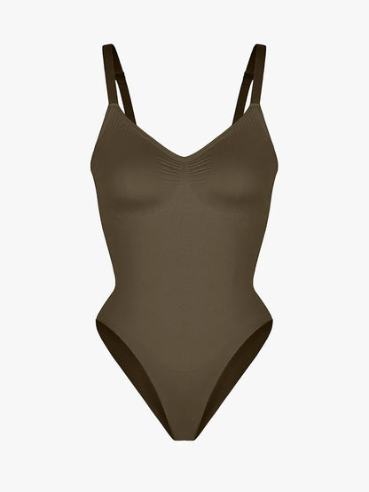 Seamless Chest Support Waist Control Shapewear Bodysuit