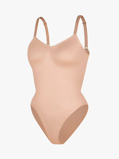 Seamless Chest Support Waist Control Shapewear Bodysuit