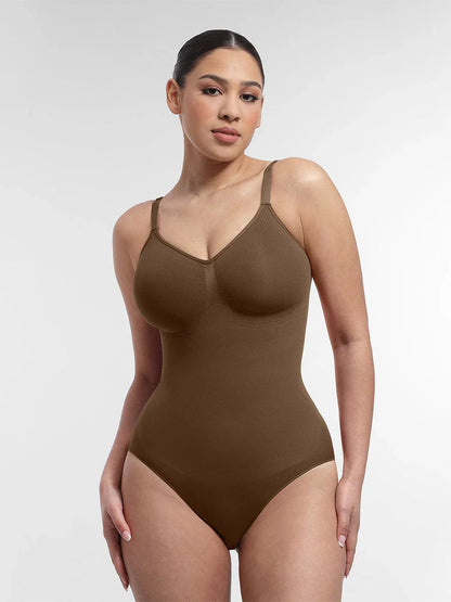 Seamless Chest Support Waist Control Shapewear Bodysuit